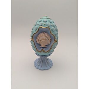 Vintage Avon Seashells of Summer Egg Collection 1994 Collectible Beachy Mermaid